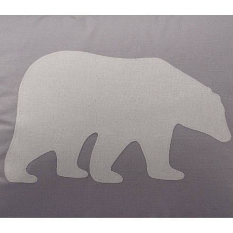 Coussin chambre garçon - ours polaire blanc