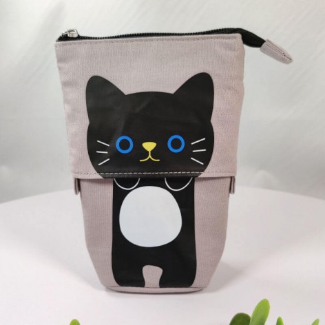 trousse télescopique chat coloris gris