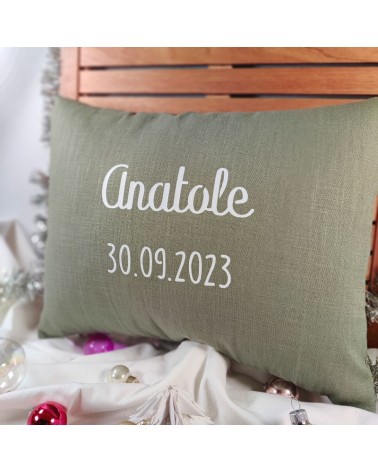 coussin de naissance personnalisé