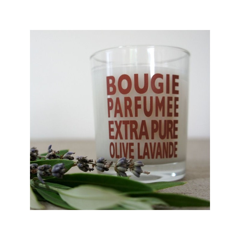 BOUGIE OLIVE LAVANDE