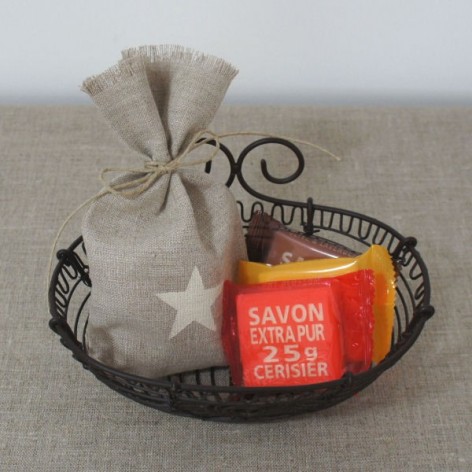 SACHET 3 SAVONS - ETOILE IVOIRE